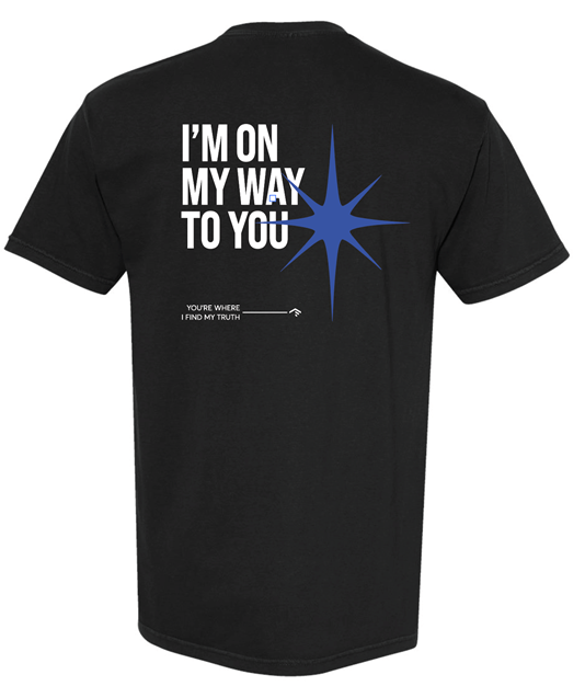 On My Way - Black T-shirt