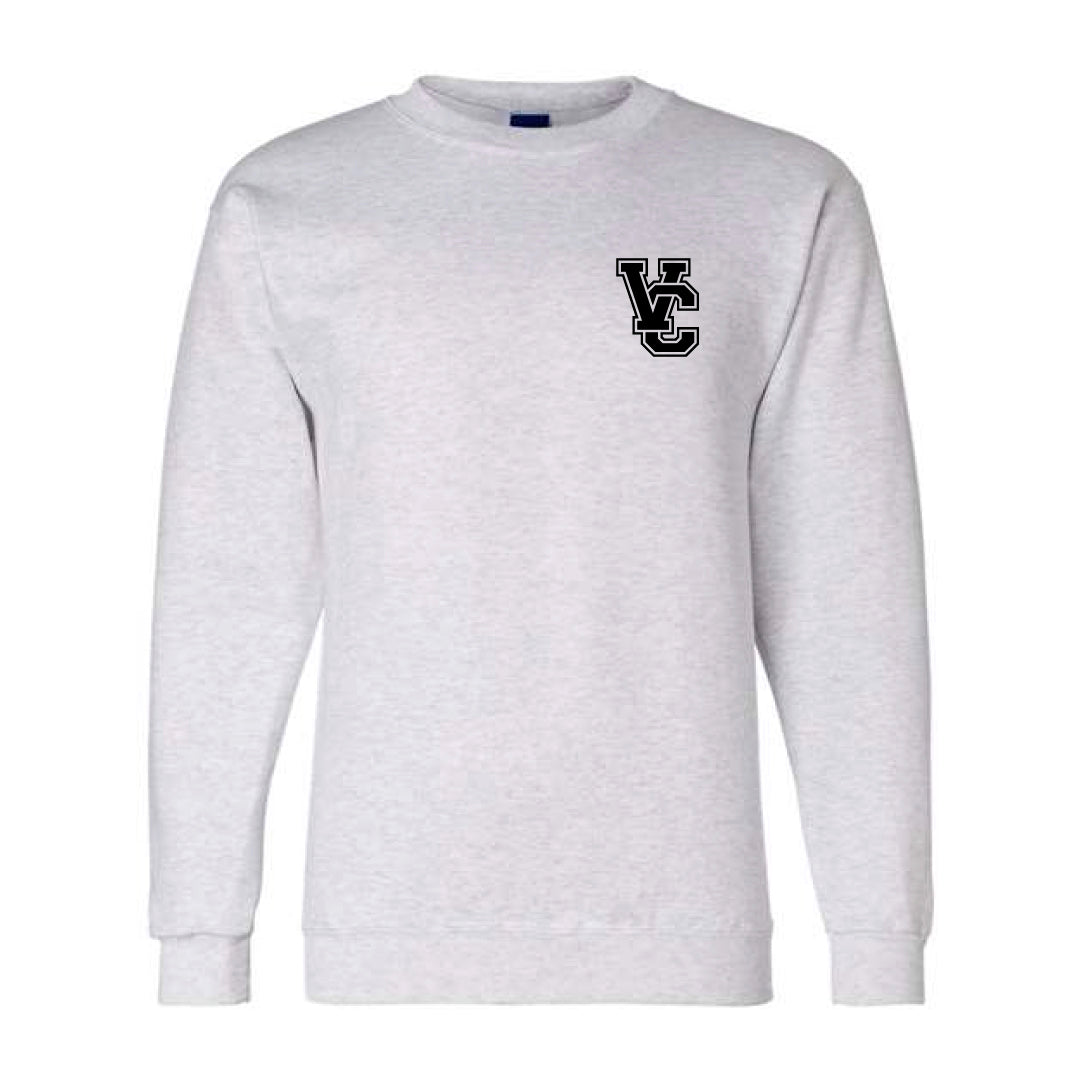 Athletic Monogram LC - Black on Silver Grey