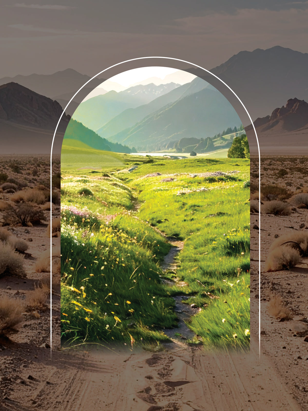 Doorway to a Good and Beautiful Life Framed Print