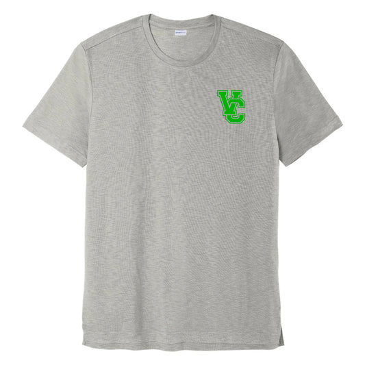 Athletic Monogram LC - Green on Silver