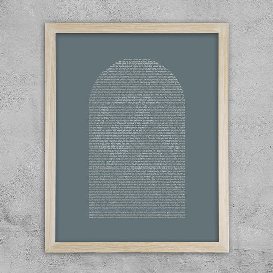 Jesus in the Sermon on the Mount Framed Print
