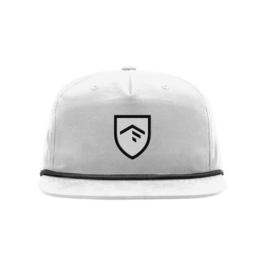 Shield - Patch- Black on White