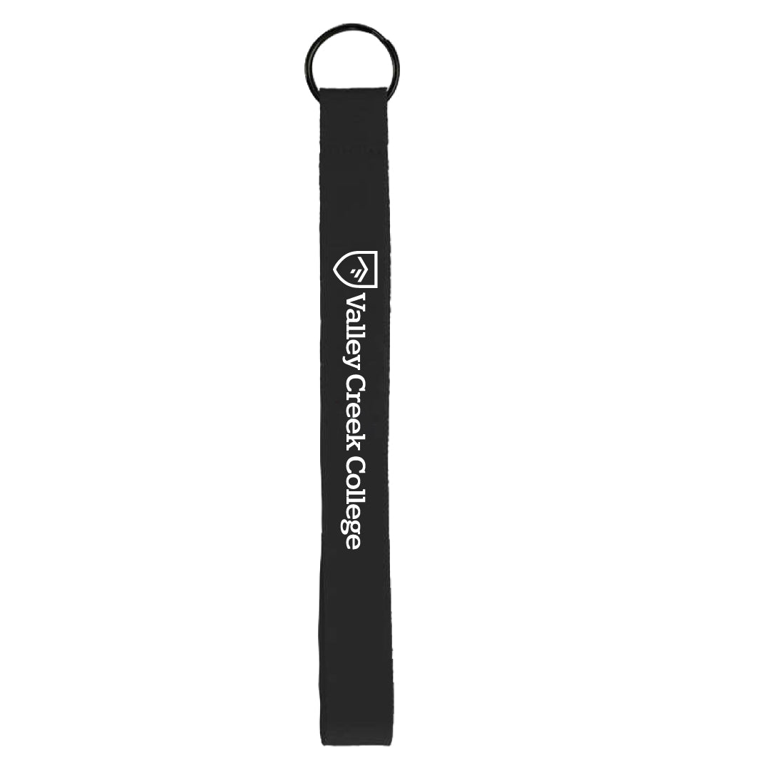 Keychain - Institutional Logo - White on Black