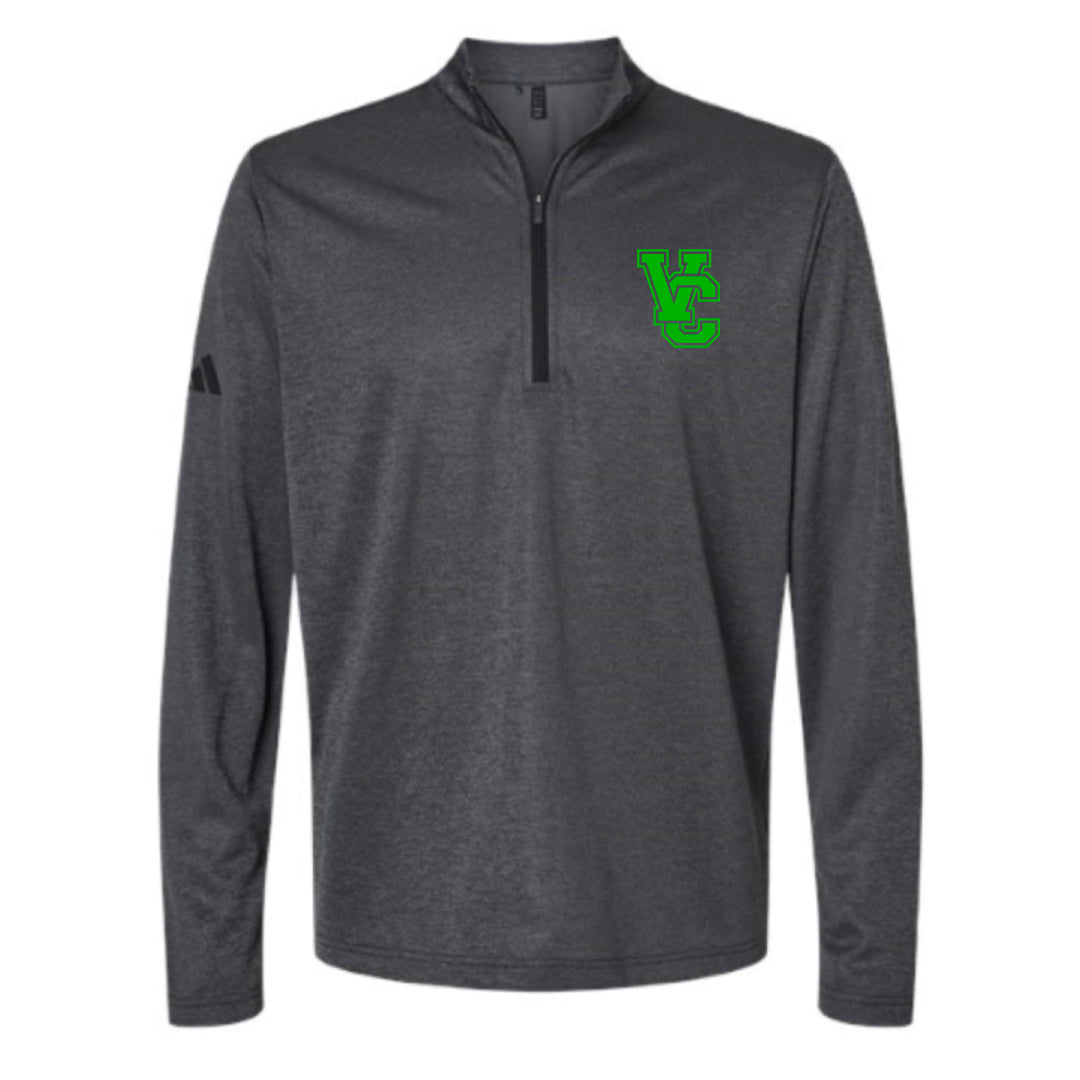 Athletic Monogram LC - Green on Black Melange
