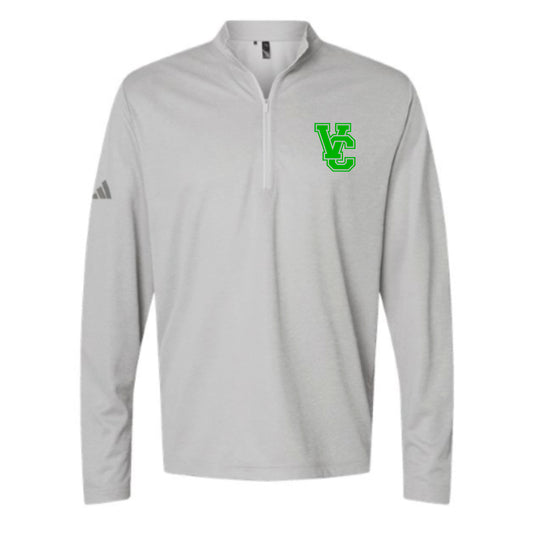 Athletic Monogram LC - Green on Grey Heather
