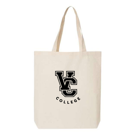 Tote - Athletic Monogram - Black on Natural